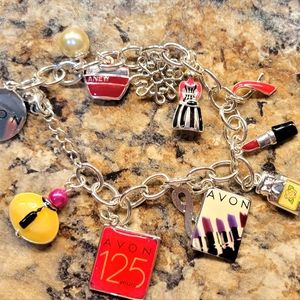 Avon 125th anniversary charm bracelet